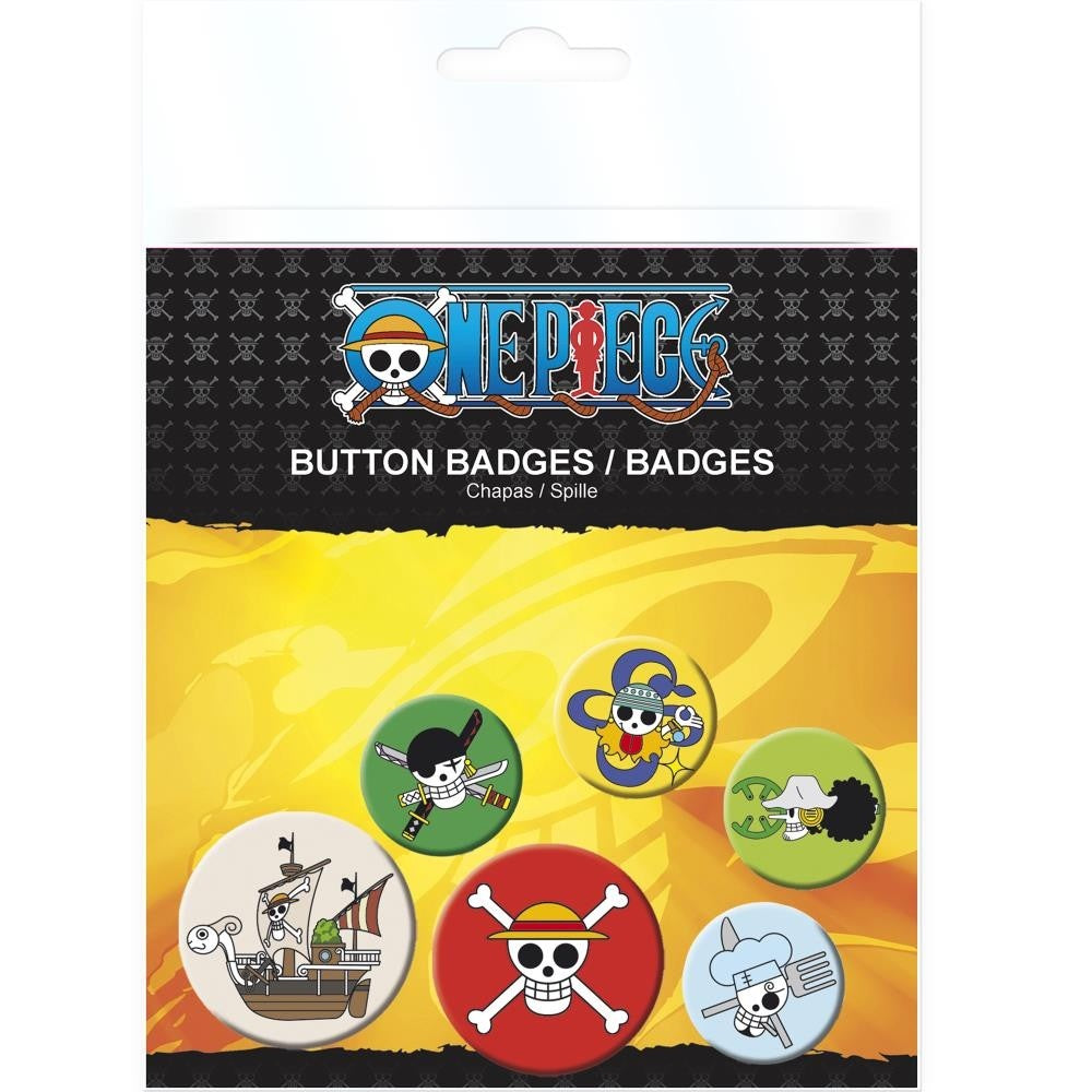 ONE PIECE - Skulls 1 Badge Pack