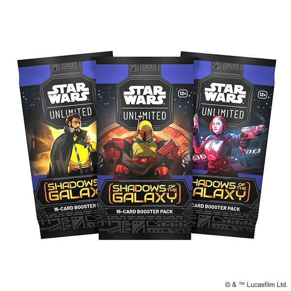 STAR WARS : UNLIMITED - Shadows Of The Galaxy Booster Pack (16 Cards)