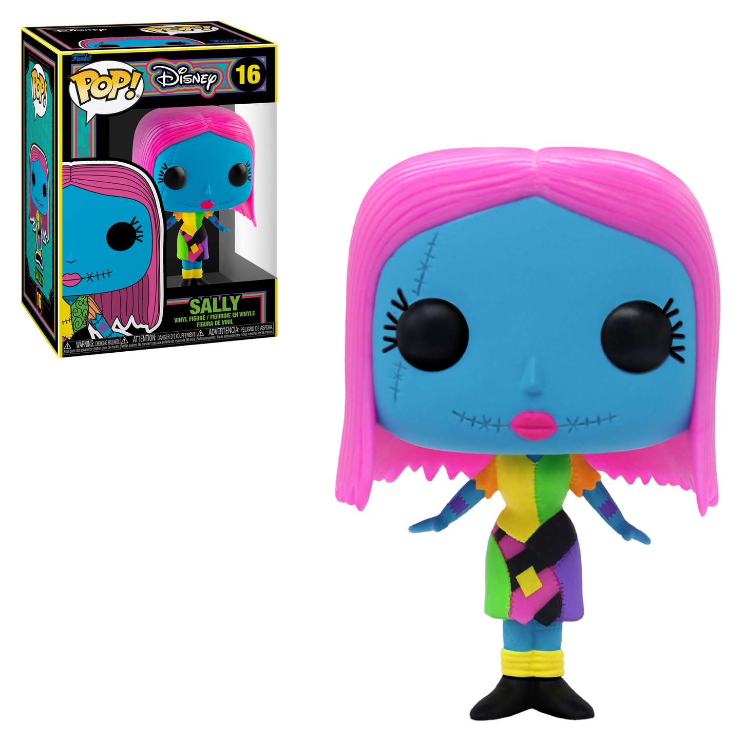 DISNEY - Sally (Black Light) #16 Funko Pop!