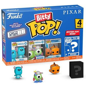 DISNEY : PIXAR - Monsters Inc Bitty Funko Pop! 4 Pack