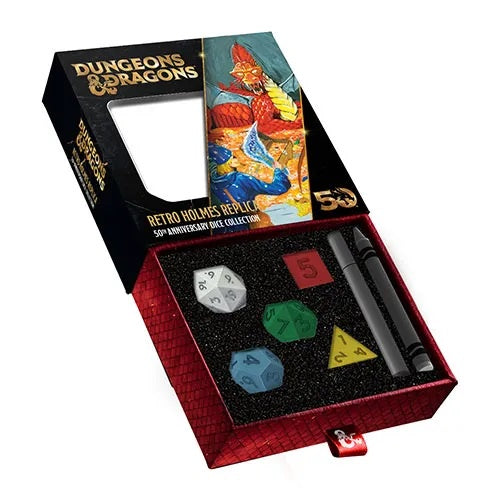 DUNGEONS & DRAGONS - Retro Holmes Replica 50th Anniversary Dice Collection