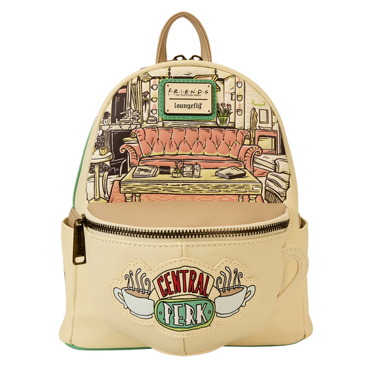 LOUNGEFLY : FRIENDS - Central Perk Domed Coffee Mug Scented Mini Backpack