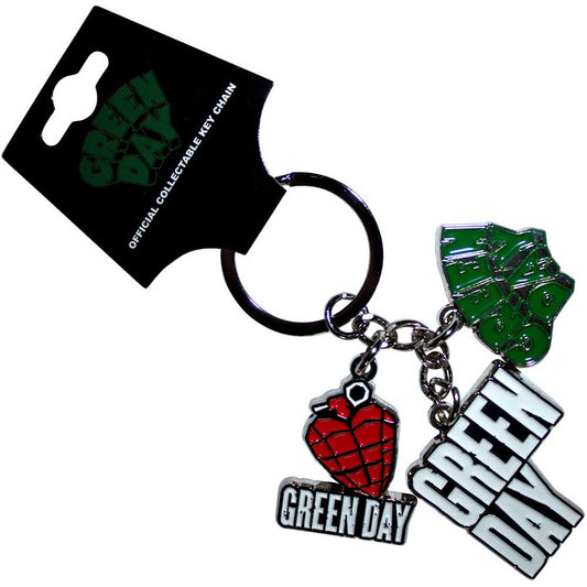 GREEN DAY - Logo Charms Metal Keyring