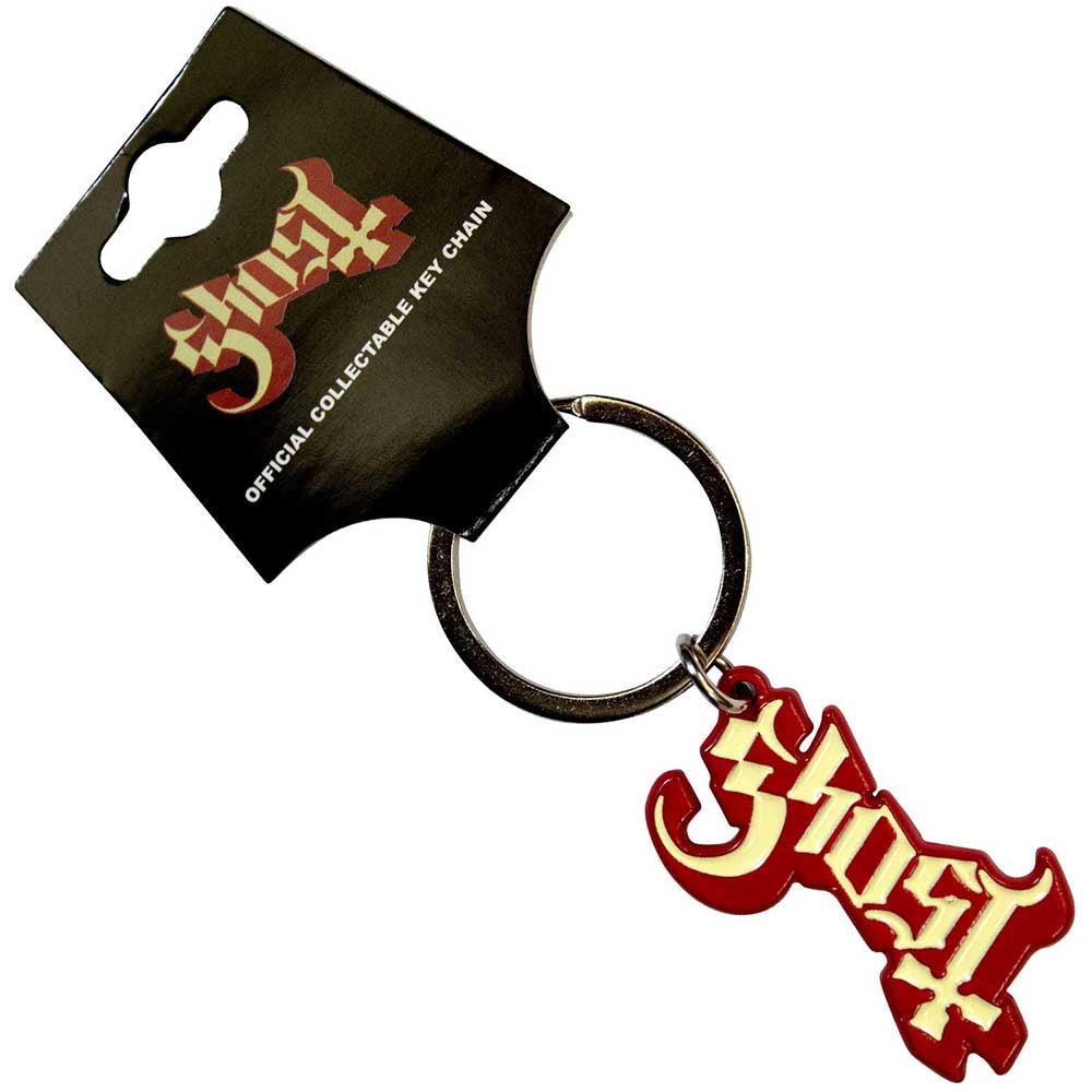 GHOST - Logo Red Shadow Keyring