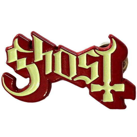 GHOST - Logo Red Shadow Pin Badge