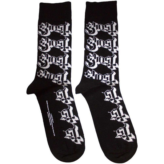 GHOST - Logo Pattern Socks (7-11)