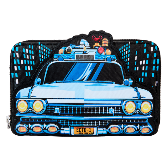 LOUNGEFLY : GHOSTBUSTERS - Ecto-1 Glow Zip Purse