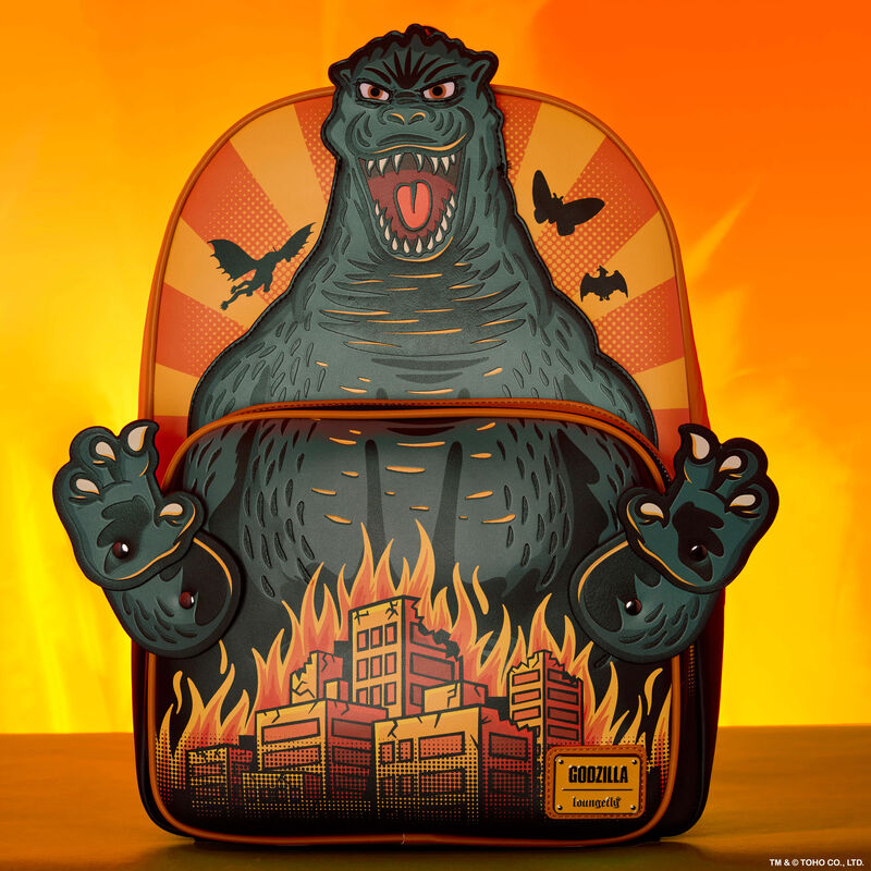 LOUNGEFLY : GODZILLA - Attack Cosplay Backpack