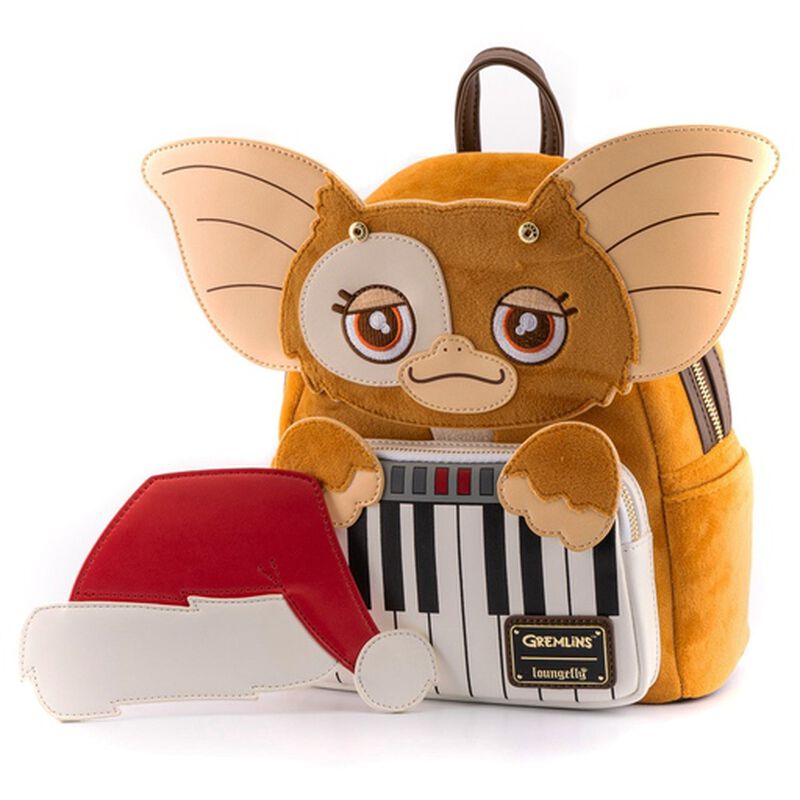 LOUNGEFLY : GREMLINS - Gizmo Holiday (Removable Hat) Mini Backpack