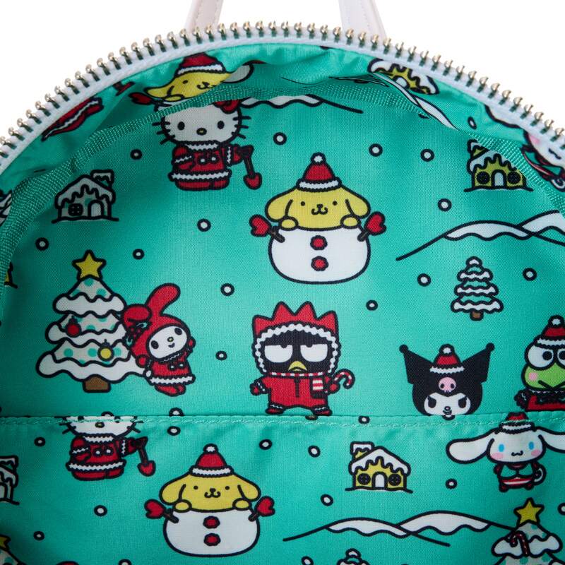 LOUNGEFLY : SANRIO - Hello Kitty & Friends Holiday Fire Place Mini Backpack