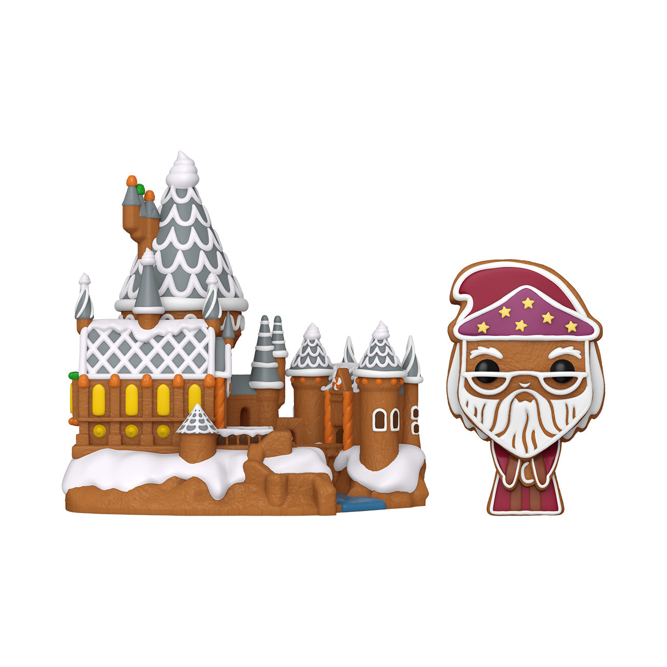 HARRY POTTER - Gingerbread Albus Dumbledore & Hogwarts #42 Funko Pop! Town