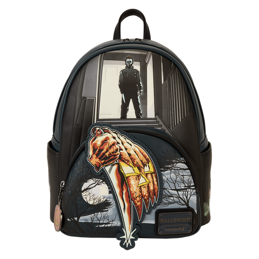 LOUNGEFLY : HALLOWEEN - Micheal Myers Stairs Mini Backpack