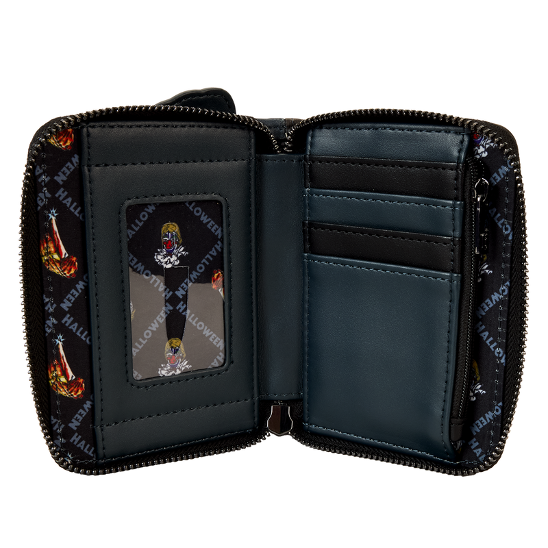 LOUNGEFLY : HALLOWEEN - Michael Myers Jack-O'-Lantern Glow Zip Purse