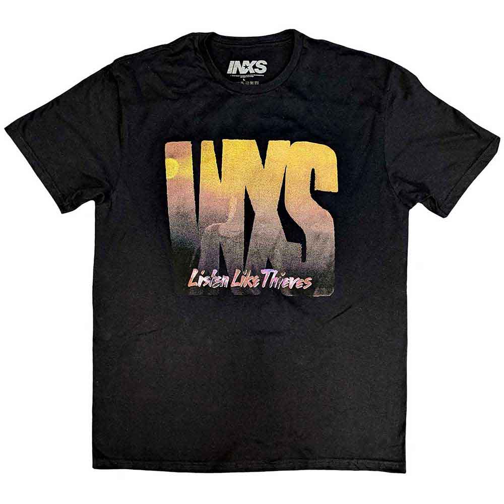 INXS - Listen Like Thieves Tour Back Print T-Shirt