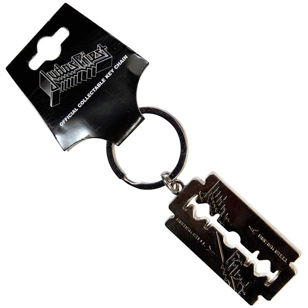 JUDAS PRIEST - British Steel Razor Blade Keyring