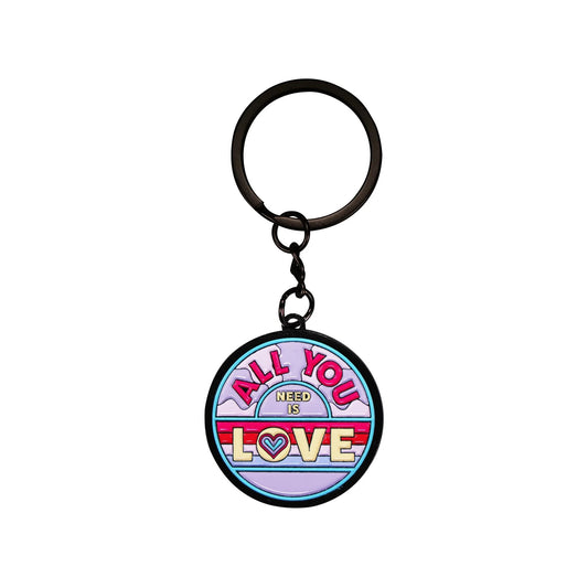 BEATLES - All You Need Is Love Metal Keyring