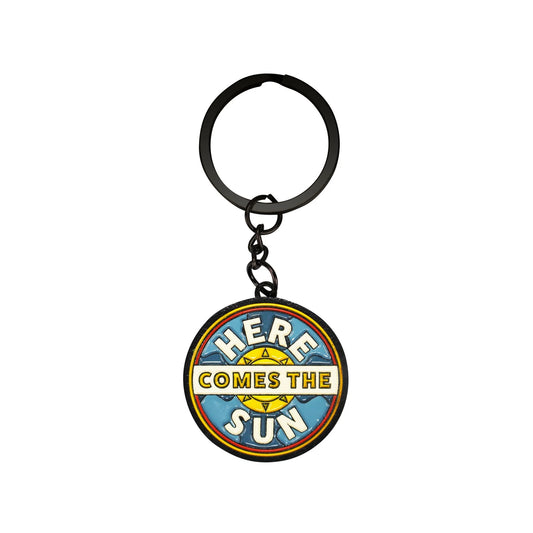 BEATLES - Here Comes The Sun Metal Keyring