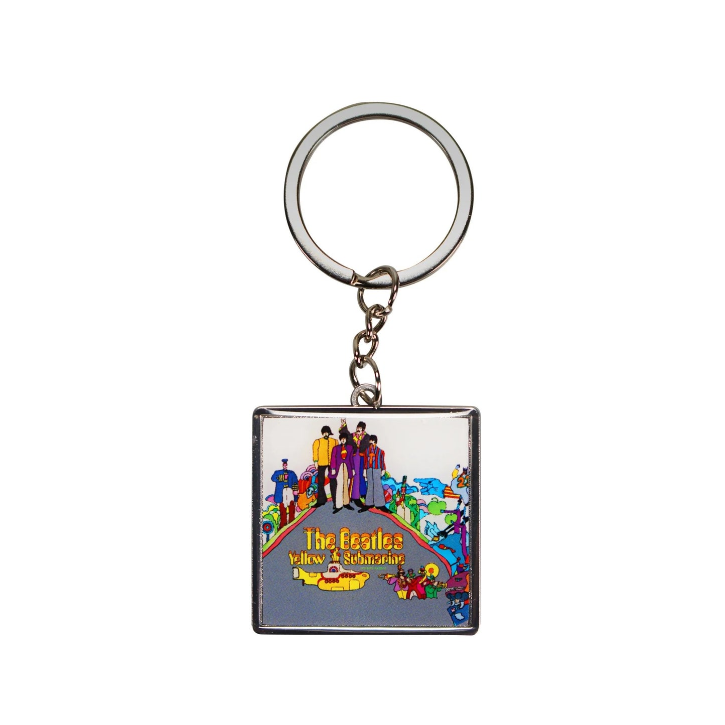 BEATLES - Yellow Submarine Metal Keyring