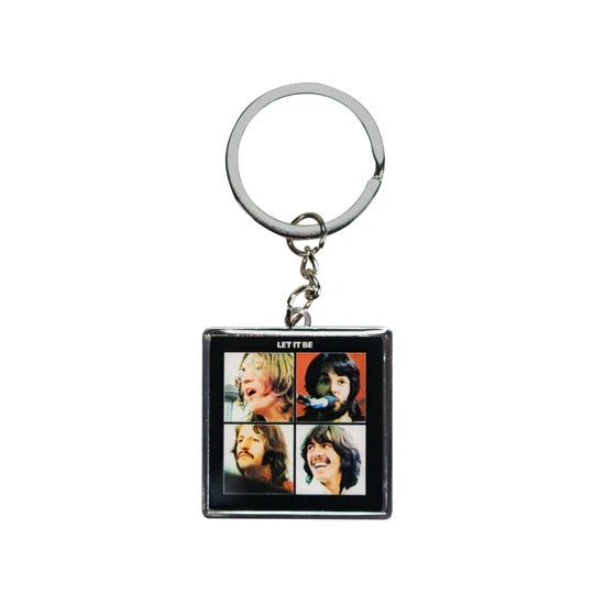 BEATLES - Let It Be Metal Keyring