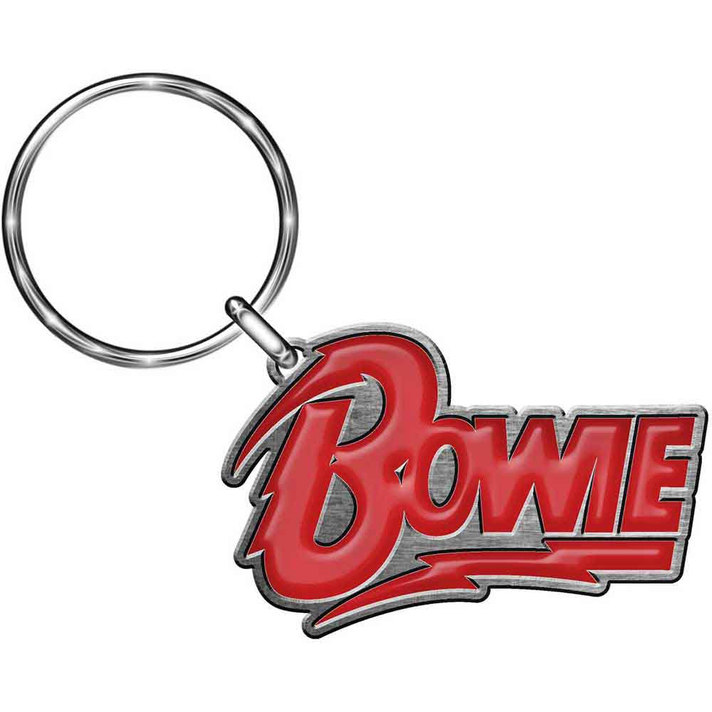 DAVID BOWIE - Logo Enamel Keyring