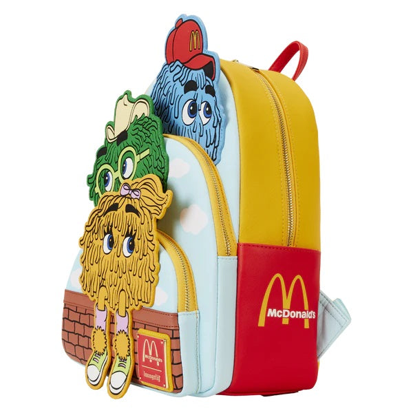 LOUNGEFLY : MCDONALD'S - Fry Guys Triple Pocket Mini Backpack