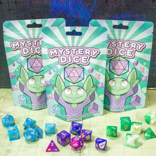 MYSTERY DICE GOBLIN - Resin Mystery Dice Bag (7 Pack)