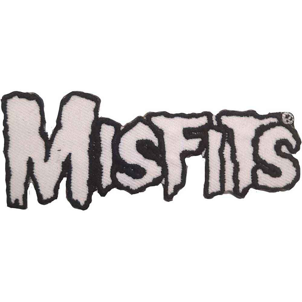 MISFITS - White Logo Woven Patch