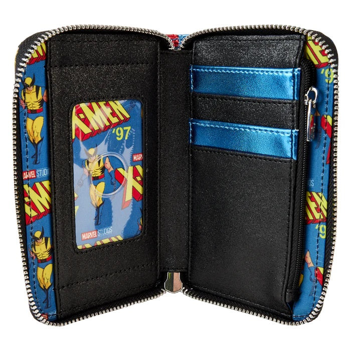 LOUNGEFLY : MARVEL - Wolverine Metallic Zip Purse