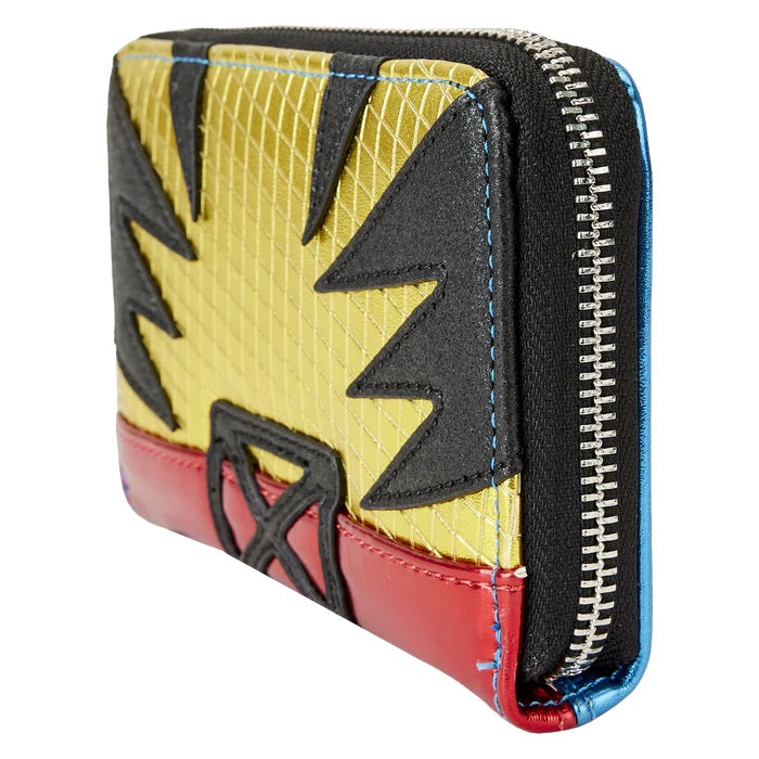 LOUNGEFLY : MARVEL - Wolverine Metallic Zip Purse