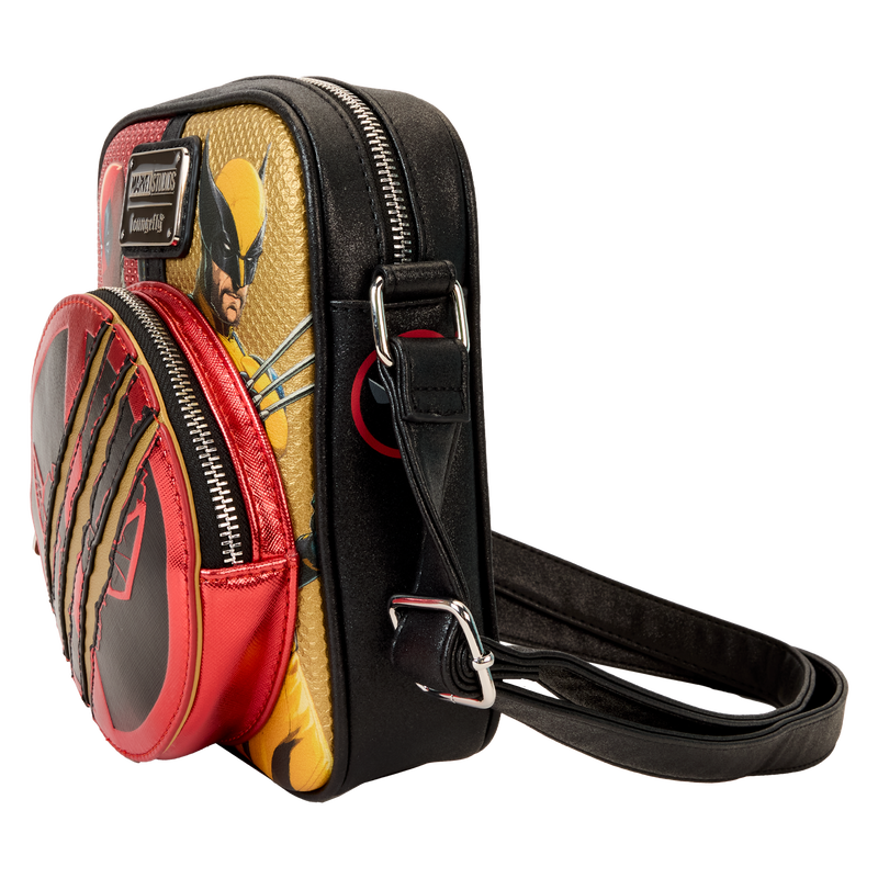 LOUNGEFLY : MARVEL - Deadpool Wolverine Crossbody Bag