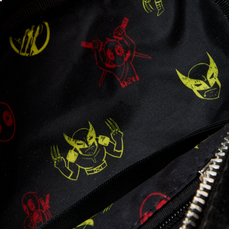 LOUNGEFLY : MARVEL - Deadpool Wolverine Crossbody Bag