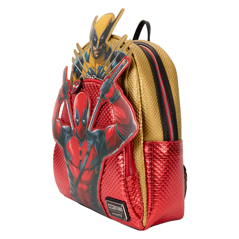 LOUNGEFLY : MARVEL - Deadpool Wolverine Mini Backpack