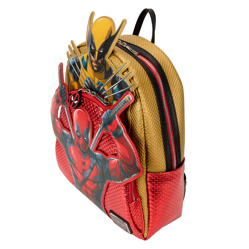 LOUNGEFLY : MARVEL - Deadpool Wolverine Mini Backpack