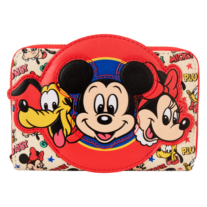 LOUNGEFLY : DISNEY - Mickey & Friends Classic Zip Purse