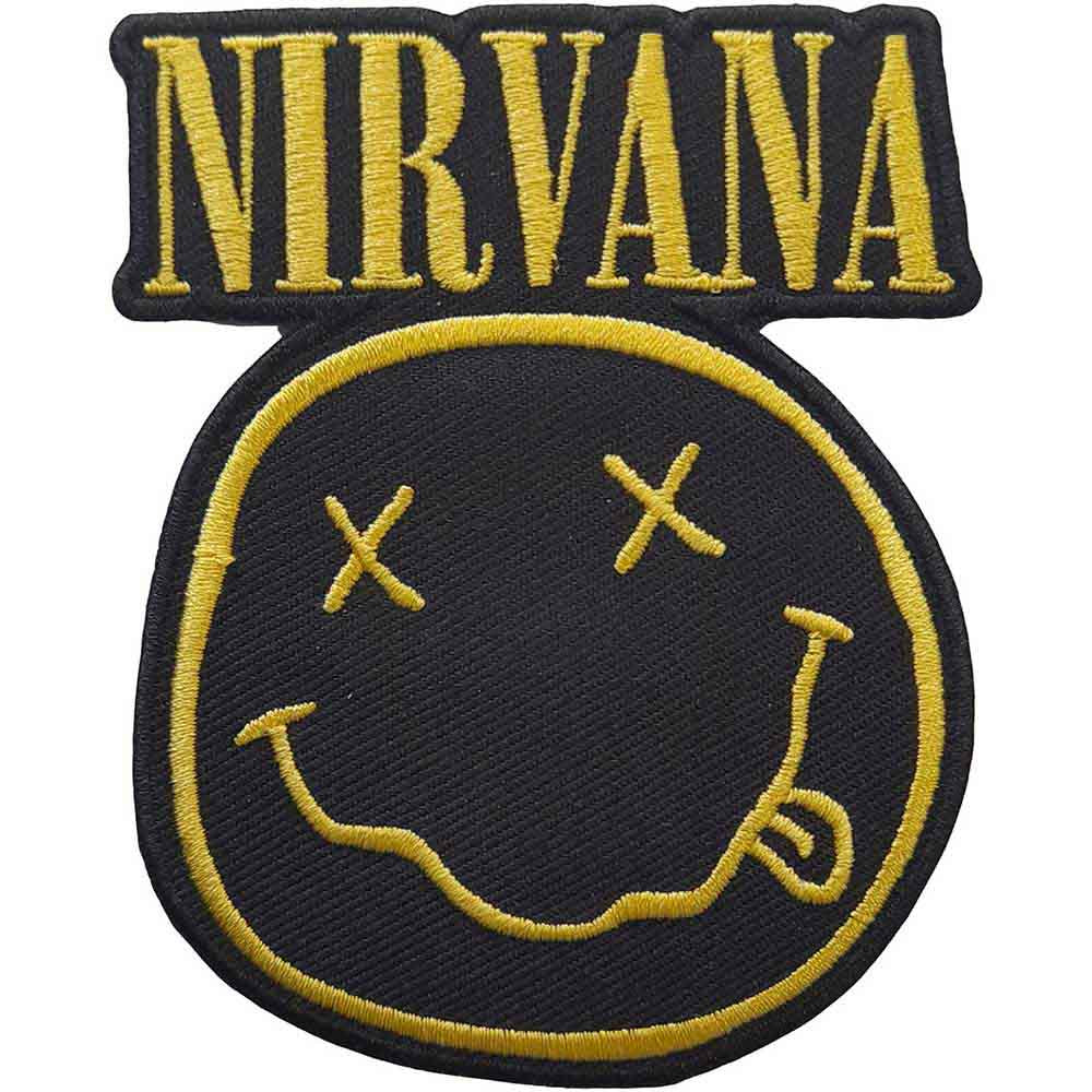 NIRVANA - Logo & Happy Face Woven Patch