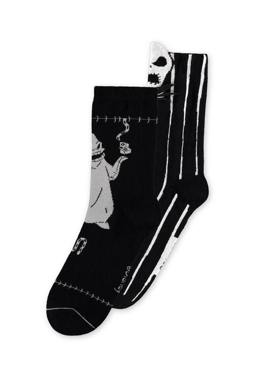 NIGHTMARE BEFORE CHRISTMAS - Jack & Oogie Boogie 2-Pack Socks