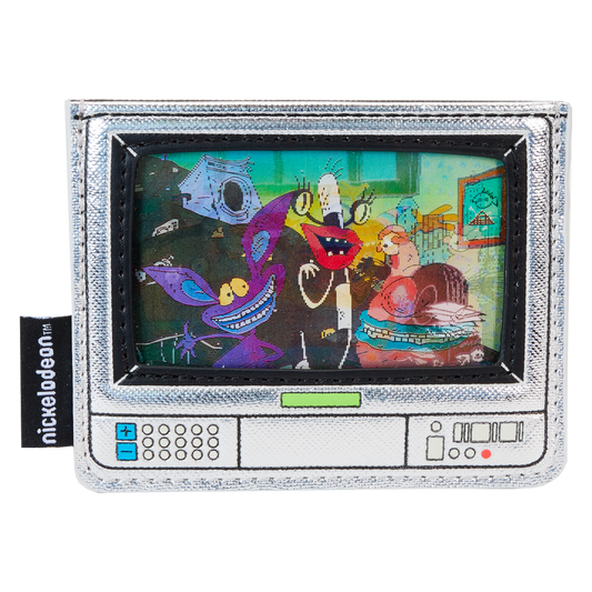 LOUNGEFLY : NICKELODEON - Retro TV Triple Lenticular Card Holder