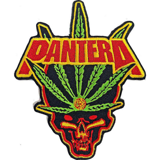 PANTERA - Leaf Skull Woven Patch