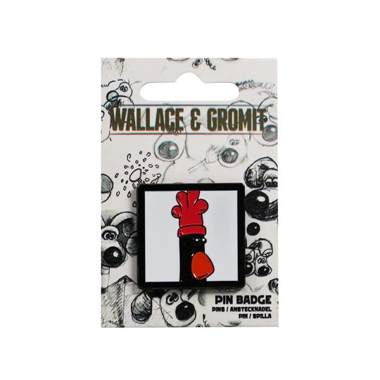 WALLACE & GROMIT - Feathers Pin Badge