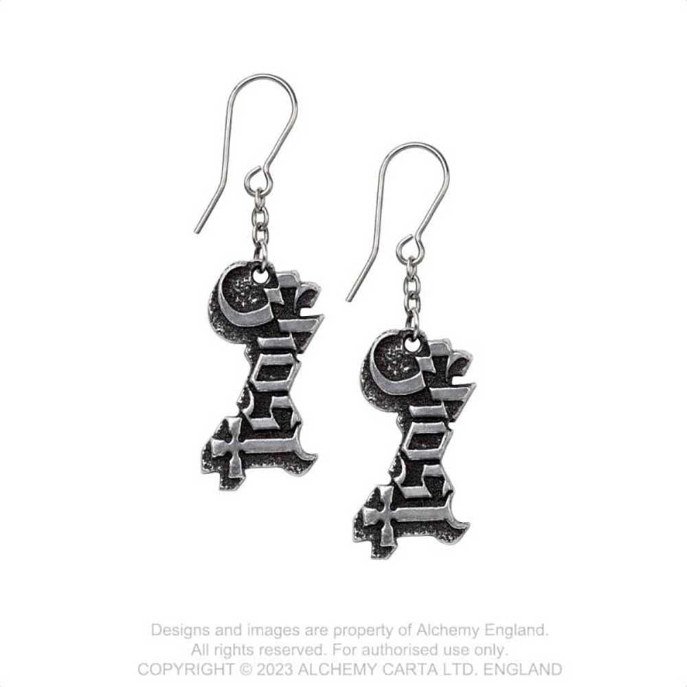 GHOST - Alchemy Logo Earrings