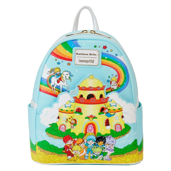 LOUNGEFLY : HALLMARK - Rainbow Brite Castle Group Mini Backpack