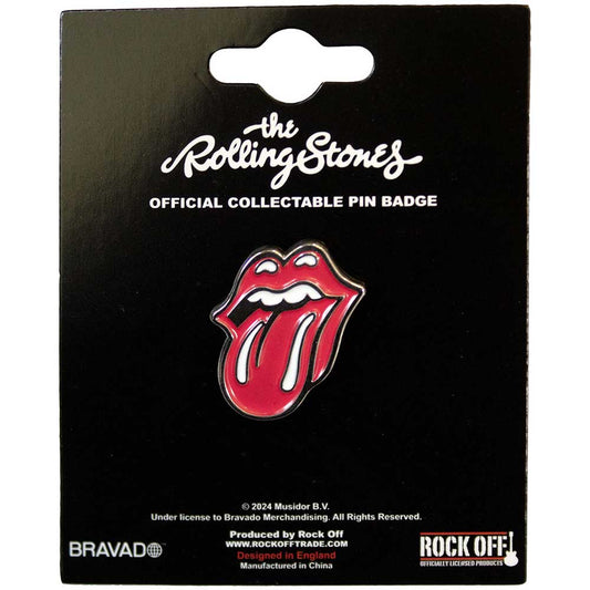 ROLLING STONES - Classic Tongue Metal Pin Badge