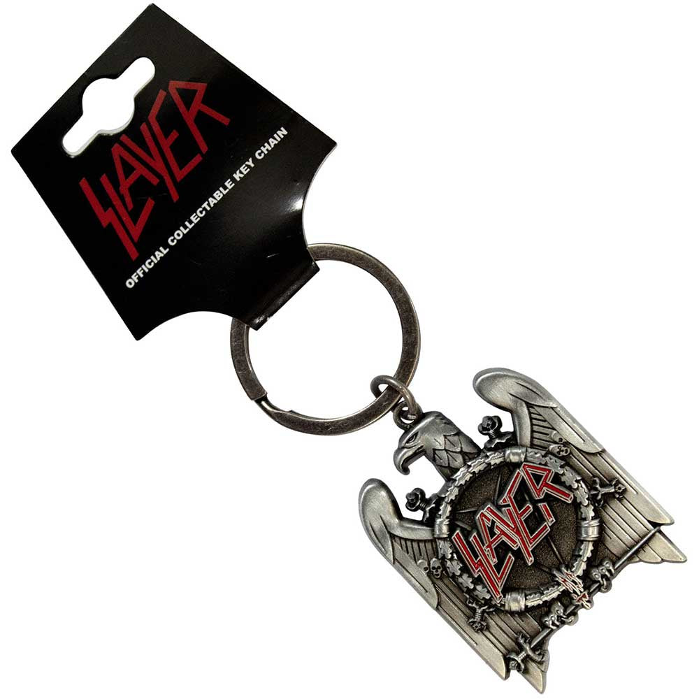 SLAYER - Silver Eagle v2 Metal Keyring