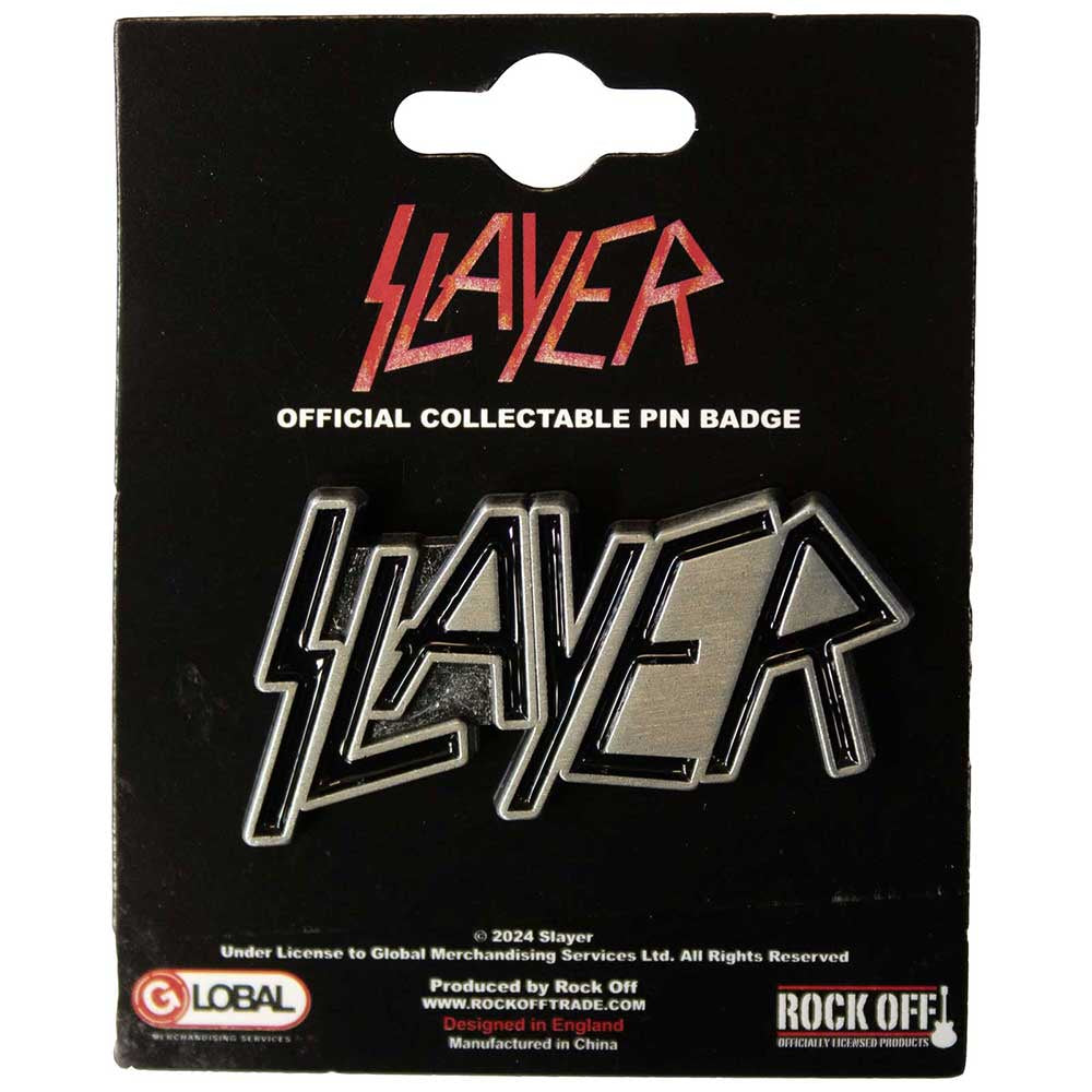 SLAYER - Logo Metal Pin Badge