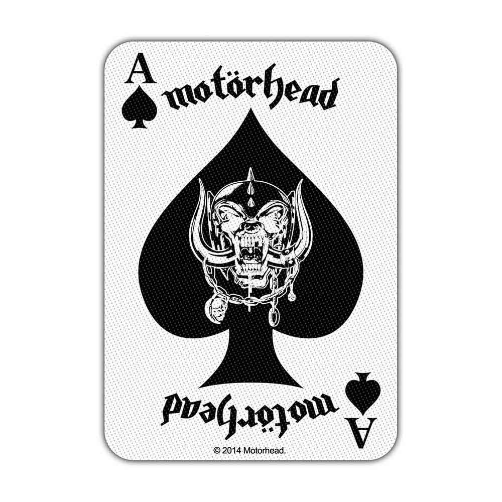 MOTORHEAD - Ace Of Spades Card Woven Patch