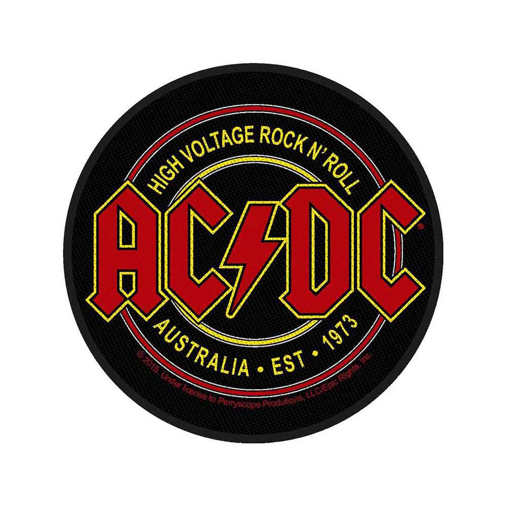 AC/DC - High Voltage Rock n Roll Woven Patch