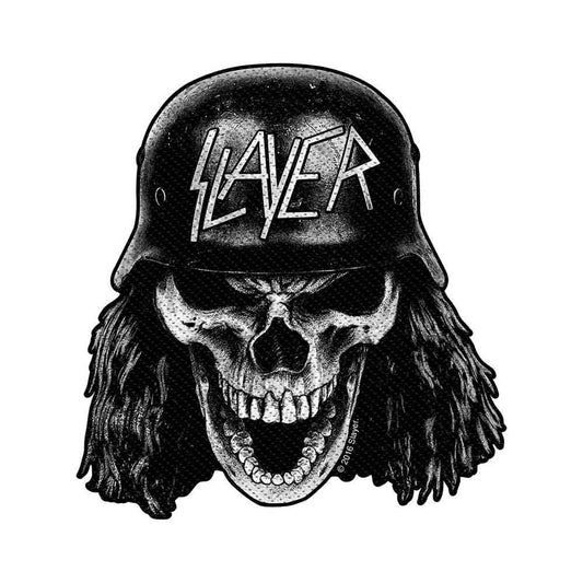 SLAYER - Wehrmacht Skull Woven Patch