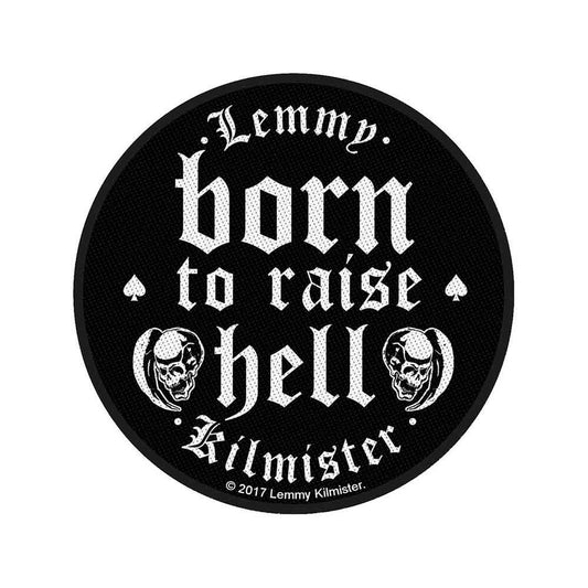 LEMMY - Born To Raise Hell Woven Patch