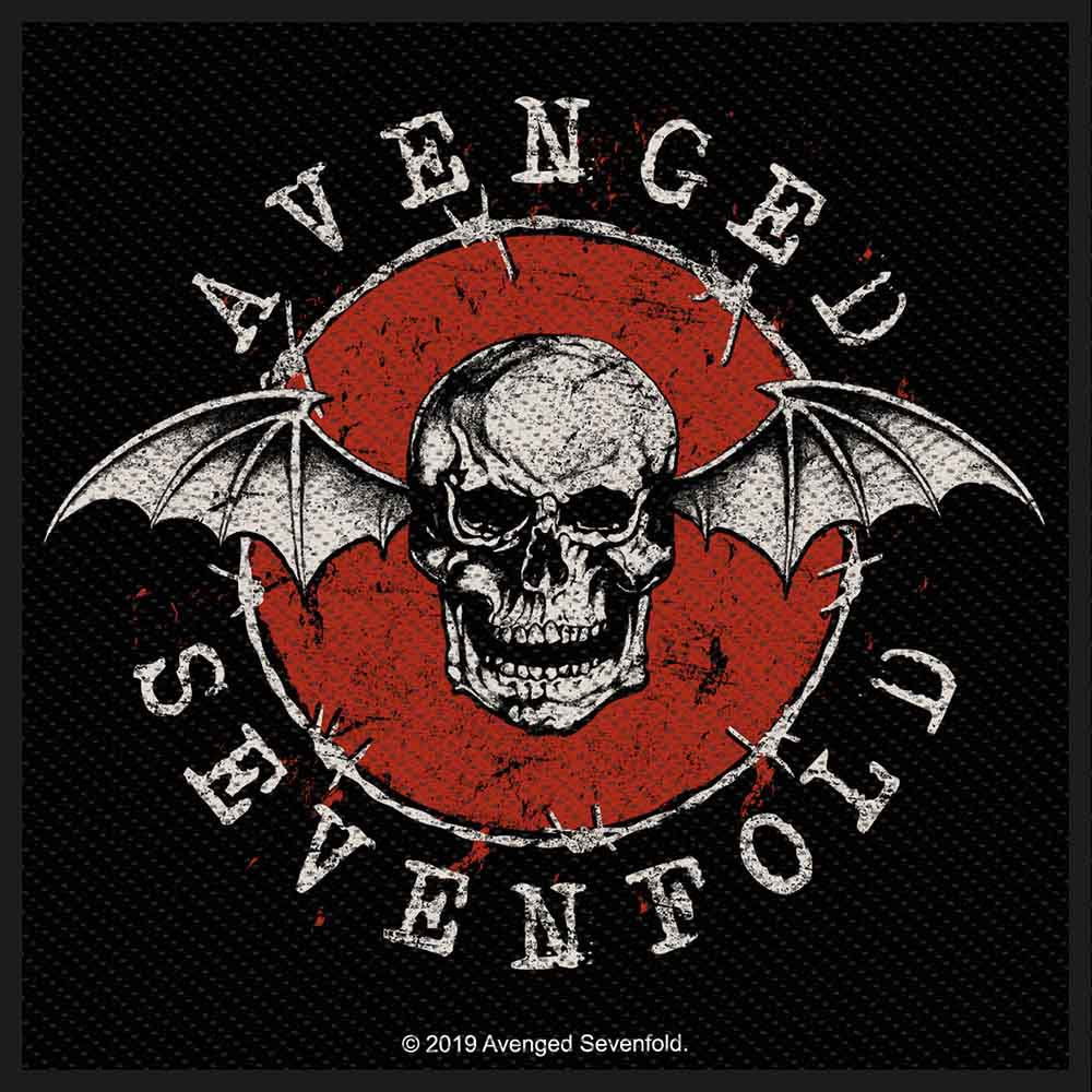 AVENGED SEVENFOLD - Distressed Skull Woven Patch