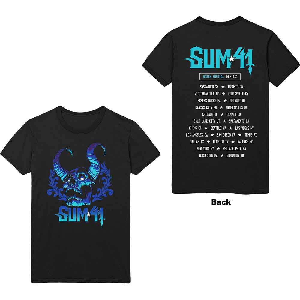 SUM 41 - Blue Demon Back-Print T-Shirt